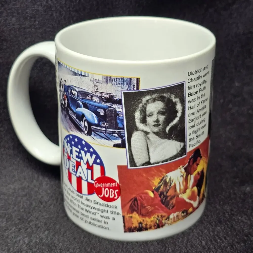 60 Years Ago Gone With The Wind Charlie Chapin Coffee Mug Peacock Papers Cup